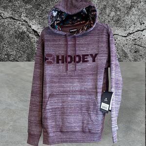 •NWT• Hooey "Lock-Up" Burgundy Hoody Size Small • HH1191BU-S